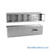 Commercial Stainless Steel Cabinets, 145" W x 96" H, Sloped Top Upper + Lower Cabinet, 30 Drawers