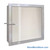 Specimen Pass Through Cabinet, 24" W x 11" D x 24" H, 2 Solid Doors, Includes Wall Flange