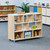 Three Layer Classroom Shelf with, Shelves, 8 Compartments