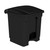Compact Plastic Step-On Trash Can