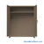 Metal Wardrobe Cabinet, 60" W x 78" H, Padlock HASP