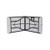 Plastic Fold Up Table, 48" W x 24" D x 29" H, Rectangular
