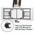 Plastic Folding Tables, 60" W x 30" D, Rectangular
