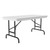Adjustable Height Plastic Folding Tables, 48" W x 24" D x 17" H