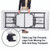 Adjustable Height Plastic Folding Tables, 60" W x 30" D x 22" H