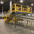 Warehouse Mezzanine, 120" W x 120" D x 144" H, Perforated Steel, OSHA Approved Stairway