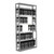 Gun Storage Shelves, 48" W x 15" D x 104.75" H, 2 Hanging Levels
