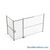 Wire Security Cage, 174" W x 76" D x 101.25" H, 2 Side, 4" Sliding Door