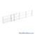 Wire Security Cage 504''W x 2''D x 125''H - WSD4-1-42-10