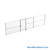 Wire Security Cage 370''W x 2''D x 125''H - WSD4-1-31-10