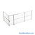 Wire Security Cage, 260" W x 124" D x 101.25" H, 2 Side, 4" Sliding Door