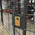 Wire Security Cage, 174" W x 2" D x 125.25" H, 1 Side, 4" Sliding Door