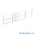 Wire Security Cage 444''W x 2''D x 125''H - WHD3-1-37-10