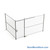 Wire Security Cage, 174" W x 124" D x 101.25" H, 2 Side, 4" Sliding Door