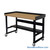 Industrial Workbenches, 60" W x 30" D, Shop Top, 3"H Back & End Stop, 11"D Lower Shelf, Includes Casters