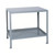 Industrial Machine Table, 18" W x 24" D x 36" H, 2 Shelves, Includes Casters