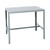Industrial Machine Table, 18" W x 24" D x 30" H, 2 Shelves