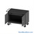 Mobile Workbench Cart, 54.25" W x 37.75" H, Black Rubber Mat, 1 Drawer/ No Shelf, 2 Doors, Includes Floor Lock