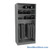 Uniform Hanging Rack, 42" W x 88" H, 3 Shelves, Ventilated Door, Key Lock
