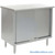 Stainless Steel Base Cabinets, 48" W x 24" D, Sliding Doors, 1.5" Rolled Front & Rear Edge