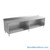 Stainless Steel Base Cabinets, 120" W x 30" D, 1.5" Rolled Front with 4" Backspash