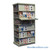 Periodical Shelving, 12" D x 88.25" H, Adder Unit, Single-Sided