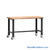 Mobile Workbench, 72" W x 30" D x 35" H, Workbench w/o Shelf, Butcherblock, Includes Casters