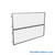 Pallet Rack Backing, 120" W x 96" H, 1-3" Offset Brackets