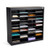 Steel Literature Organizer with 36 Compartments