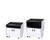 Electric Height Adjustable Podium with Rack and Storage