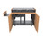 Flat Top Podium with 14U Rack and Locking Storage
