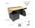 Height Adjustable Multimedia Desk with Storage and Rack Bays