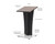 Slim Mobile Lectern with Angled Top and Cable Management