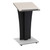 Slim Mobile Lectern with Angled Top and Cable Management