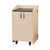 Lockable Lectern with Flat Top and Adjustable Storage Shelf
