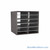 Mail Sorter, 24.75" W x 24" H, 24" Sorting Height, Plexiglass Back, No Riser Riser
