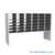 Mail Sorter, 71.5" W x 48" H, 30" Sorting Height, Laminate Back, 18" Closed Back Riser