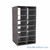 Mail Sorter, 24.75" W x 48" H, 48" Sorting Height, Laminate Back, No Riser Riser