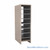 Legal Size Mail Sorter, 13" W x 45" H, 42" Sorting Height, Laminate Sorter Back, 3" Open Back Riser