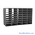 Oversize Mail Sorter, 69.75" W x 36" H, 36" Sorting Height, Laminate Back, No Riser Riser