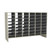 Pass Through Legal Mail Sorter, 71.5" W x 42" H, 36" Sorting Height, 6" Closed Back Riser