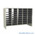 Pass Through Legal Mail Sorter, 59.75" W x 42" H, 36" Sorting Height, 6" Closed Back Riser