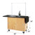 Mobile Lab Demo Workstation, Table With Folding Side Shelves