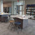 Work Island 54''W x 54''D x 36''H - Kit-Media-OSOT-C005436D