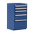 5-Drawer Heavy Duty Modular Drawer Cabinet 24'' Wide - SMS-R5ACD-3810