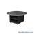 Work Island, 60" W x 60" D x 29" H, Round Shape, Double Faced Open Storage