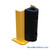 Pallet Rack Guard, 10" W x 12.25" H, Includes Rubber Bumper