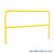 Industrial Safety Railing, 72" Wide, (2) Single Mounting Sockets w/ Anchor Bolts Mounting Sockets
