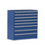 8-Drawer Heavy Duty Modular Drawer Cabinet 60'' Wide - SMS-R5AKG-5806