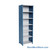 Heavy Duty Shelving, 36" W x 24" D x 123" H, Heavy-Duty Closed Shelving